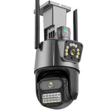 Outdoor WiFi PTZ Camera 8MP Dual - Lens 4K AI Tracking Dual Screen Night Vision - stepyours.com