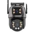 4K 8MP HD WiFi PTZ Camera Outdoor Dual Lens AI Tracking - Tredruns
