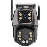 4K 8MP HD WiFi PTZ Camera Outdoor Dual Lens AI Tracking - Tredruns