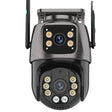 4K AI Outdoor PTZ Security Camera With Auto Tracking Lens