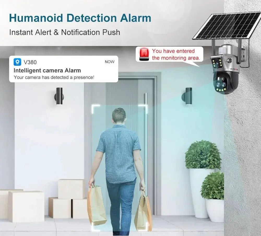 LS Vision Dual Screen Solar Camera 4G WiFi Outdoor Security 10X Zoom IP66 - stepyours.com