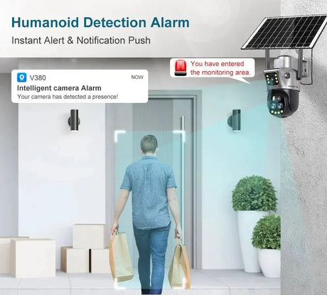 LS Vision Dual Screen Solar Camera 4G WiFi Outdoor Security 10X Zoom IP66 - stepyours.com
