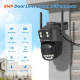 BESDER 5K 10MP WiFi PTZ Outdoor AI Human Detection CCTV Camera 4K IP66 - stepyours.com