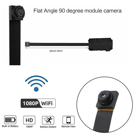 4K Mini Camera HD 1080P WiFi Camcorder Enhanced Version DIY Wireless Module Video Recorder Support Remote View P2P Cam