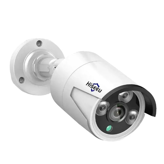 5MP PoE Outdoor Security Camera With Night Vision And Audio