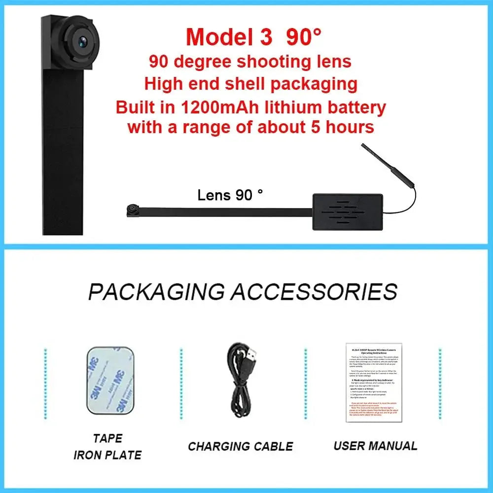 4K DIY Wireless WiFi Camera - 1080P HD Remote Viewing via Smartphone App Hooks - stepyours.com