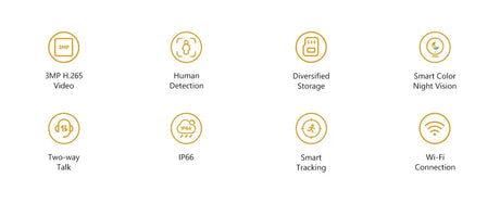 IMOU DK7 3MP Outdoor WiFi Camera With Color Night Vision Smart AI Detection - stepyours.com