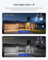 INQMEGA 4MP WiFi Tuya Solar Outdoor Security Camera