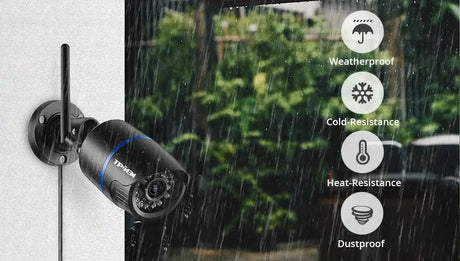 CamHi CamHipro 4MP Outdoor WiFi IP Camera - 2 - Way Audio Security Bullet - stepyours.com