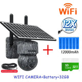 INQMEGA 8MP 4G SIM Card WiFi Solar Camera Outdoor Security