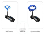 CamHi CamHipro 4MP Outdoor WiFi IP Camera - 2 - Way Audio Security Bullet - stepyours.com