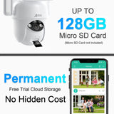ANRAN Solar Camera Q4 3MP 5MP Outdoor Wireless Battery Security With Solar Power - stepyours.com