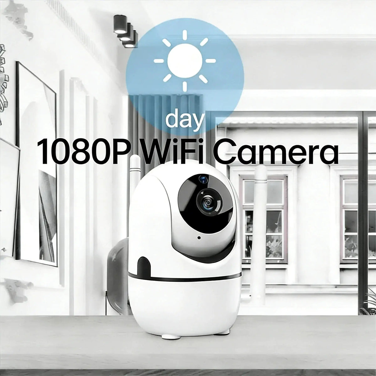 New Wireless IP Camera - Auto Tracking 1080P Night Vision For Home Security - stepyours.com