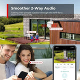 4MP Outdoor WiFi Camera PTZ 2K HD AI Auto Tracking Night Vision - stepyours.com
