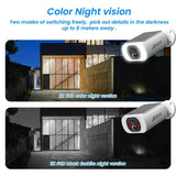 ANRAN C3 Outdoor Solar Security Camera - Battery Powered 3MP Color Night Vision WiFi by stepyours.com