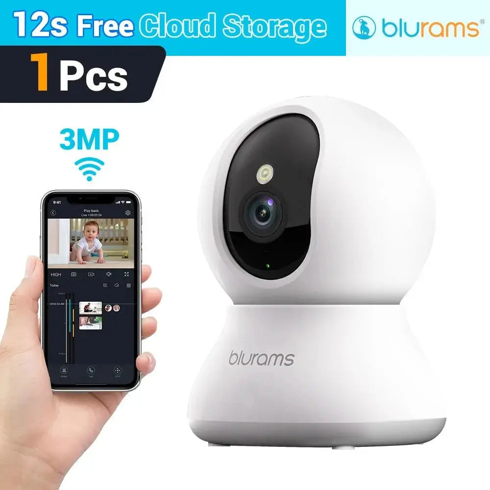 BoyKeep Baby Monitor Camera 2K HD Motion Detection And Two Way Audio 360 View - stepyours.com