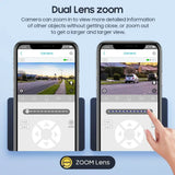 Shiwojia 4G Sim Solar Camera With WiFi 6W Dual Lens 12X Zoom