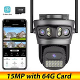 Okam Pro 15MP WiFi Outdoor Camera Auto Tracking 5X Digital Zoom PTZ Surveillance - stepyours.com