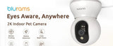 2Pcs Indoor 2K Security Cameras One Touch Call For Home Monitoring - stepyours.com