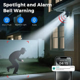 ANBIUX 8MP Dual Lens WiFi Camera - AI Human Detection Outdoor PTZ Security - stepyours.com