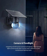 INQMEGA 4MP WiFi Tuya Solar Outdoor Security Camera