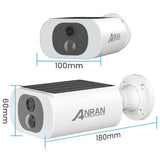 ANRAN Wireless Battery Solar Security Camera Floodlight Color Night Vision - stepyours.com