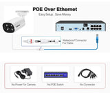 ASECAM 8MP POE IP Camera - 4K Outdoor Surveillance With Human Detection - stepyours.com