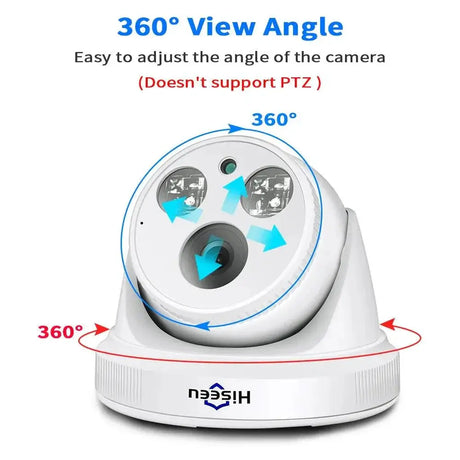 Hiseeu Dome CCTV Camera Ultimate Home Security Solution