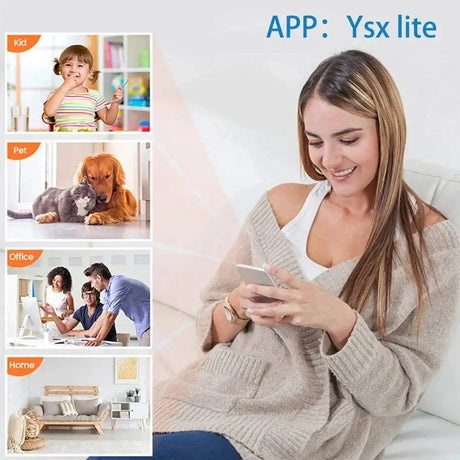 720P Mini WiFi Security Camera With Sound Detection App