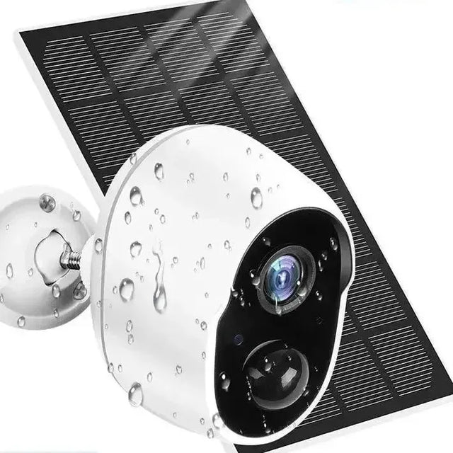 Solar Outdoor Security Camera Rechargeable Battery Alexa