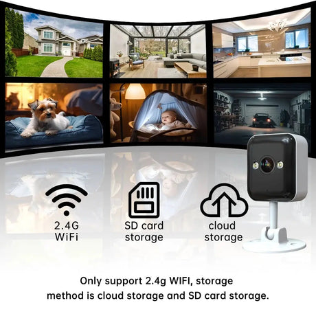 JOOAN 1080P WiFi IP Camera Outdoor Surveillance 5X Digital Zoom Night Vision - stepyours.com