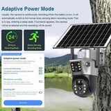 V380 Pro Solar Security Camera - Dual Lenses 8MP 4K PIR Night Vision Outdoor - stepyours.com