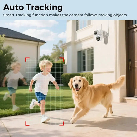 Besder 8MP WiFi PTZ Outdoor Camera With Auto Tracking Night Vision - stepyours.com