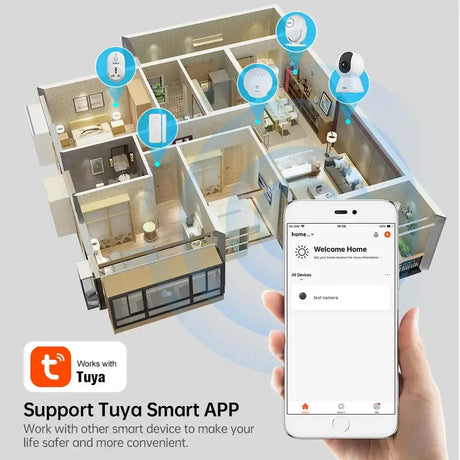 Kerui 5MP Tuya Smart Mini WiFi IP Camera Indoor Security - Tredruns