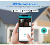 Hiseeu 4K 8MP Smart Wifi PTZ Camera With 5x Zoom AI Human Detection ONVIF - stepyours.com