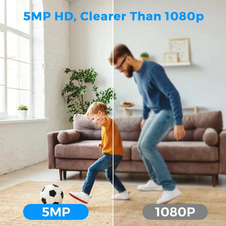 BESDER 5MP Indoor Cube Camera - AI Human Detection And Two - Way Audio - stepyours.com