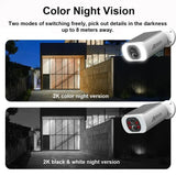 ANRAN C3 Outdoor Solar Security Camera - Battery Powered 3MP Color Night Vision WiFi - stepyours.com