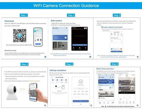 V380 Pro Solar Wifi Outdoor PTZ Dual Lens Camera Auto Tracking Hooks - stepyours.com