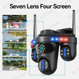 Difang 5MP WiFi IP Camera Outdoor PTZ 10x Zoom Auto Tracking CCTV - stepyours.com