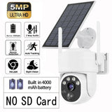 Solar Surveillance Camera Weatherproof WiFi Night Vision