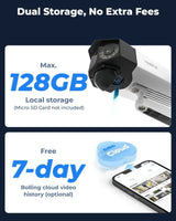 Reolink 4G Solar Outdoor Security Camera 6MP Wireless