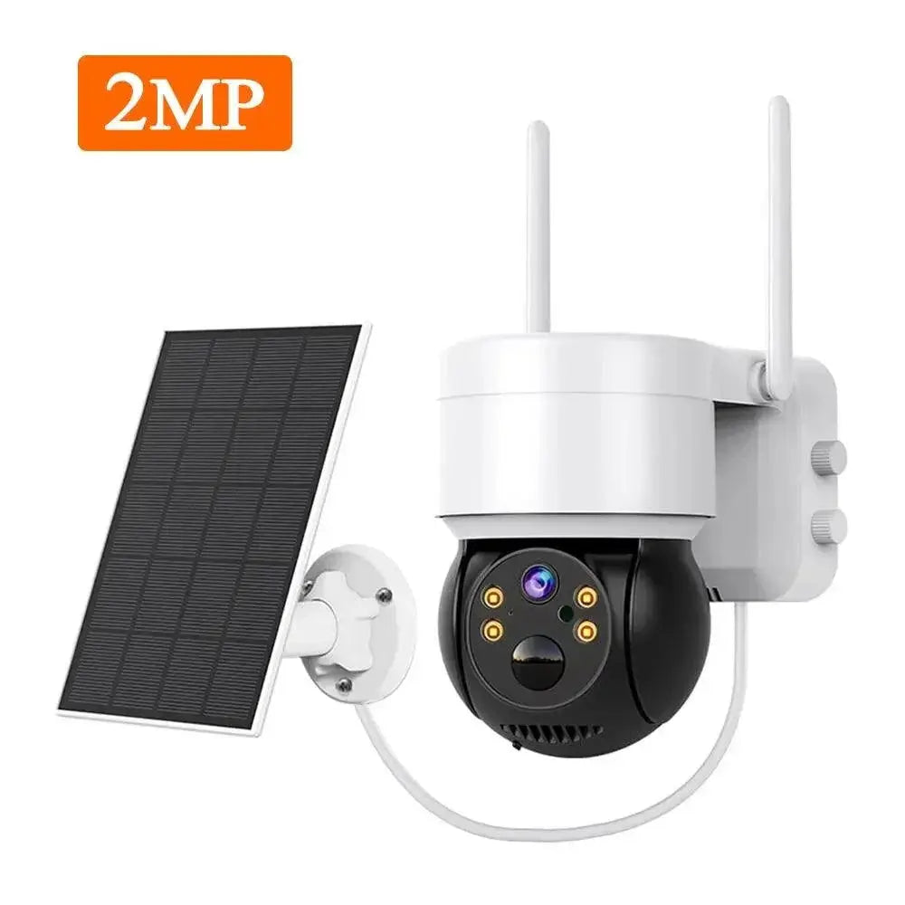Solar Powered 4MP Wireless Outdoor Security Camera