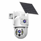JOOAN Solar Wireless Outdoor Camera Dual Lens with 2 Way Audio CCTV - stepyours.com