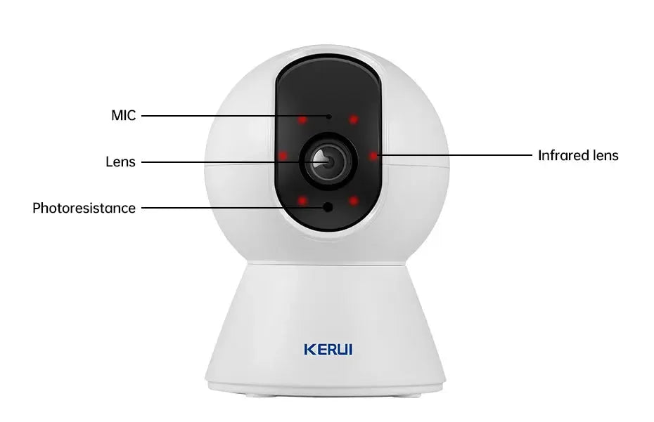 Kerui 5MP Tuya Smart Mini WiFi IP Camera Indoor Security - Tredruns
