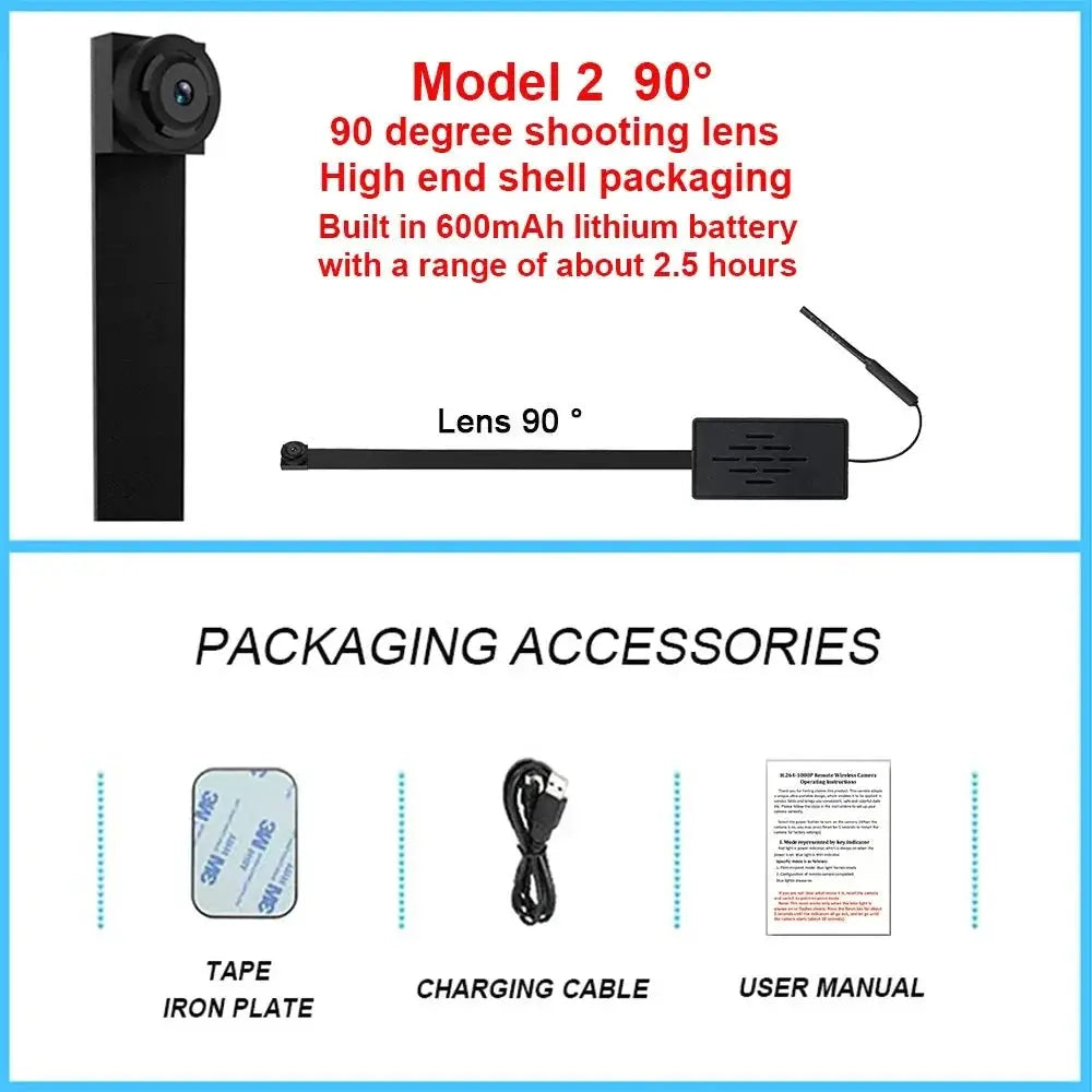 4K DIY Wireless WiFi Camera - 1080P HD Remote Viewing via Smartphone App Hooks - stepyours.com