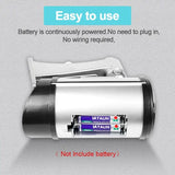 Dummy Security Camera Waterproof Indoor Outdoor Red LED Flashing No Wiring - stepyours.com