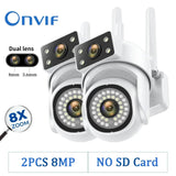 8MP Outdoor WiFi Camera With AI Smart Tracking System