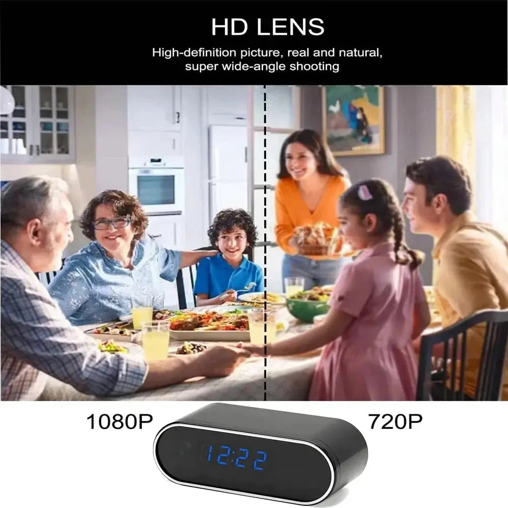 1080P FHD remote viewing camera supports WiFi 2.4G motion detection, infrared night vision, home wireless Mini Camera by stepyours.com