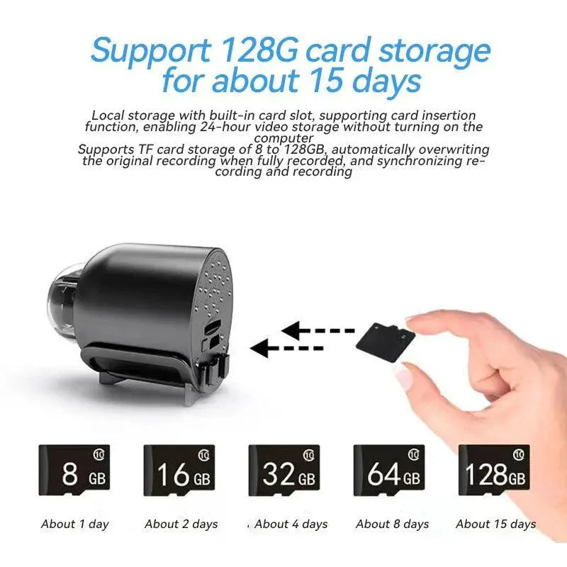 1080P HD WiFi Mini Security Camera Indoor Baby Monitor