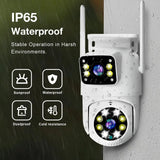 10MP Dual Lens Tuya WiFi Camera PTZ Outdoor 4K Security Camera With AI Tracking - stepyours.com